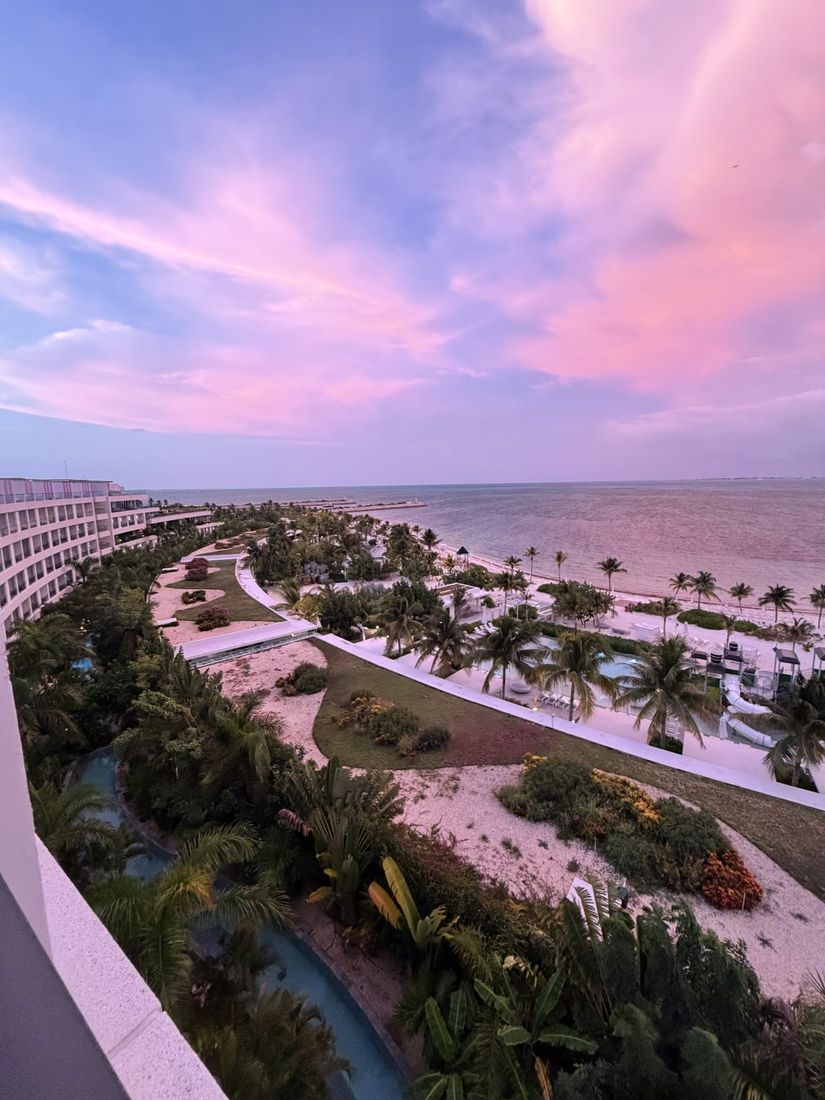SLS Playa Mujeres at sunset